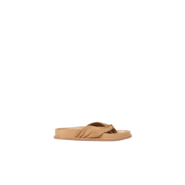 SIMKHAI Stella Suede Sport Sandal in Light Camel