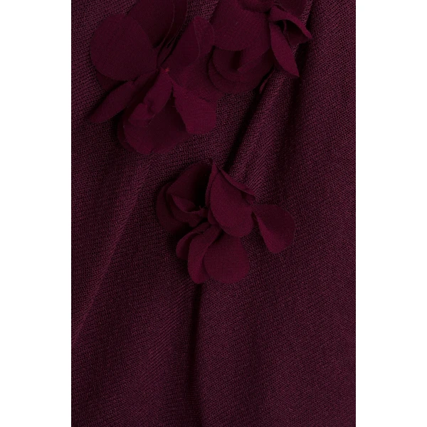 Tessa Floral Applique Top in Fig - Image 6