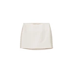 SIMKHAI Viana Mini Skirt in Ivory