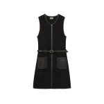 SIMKHAI Viretta Knit Mini Dress in Black | Mini Dresses | Coveti