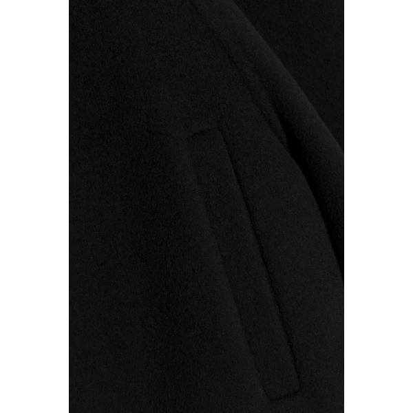 SIMKHAI Yara Wool Cape Jacket in Black