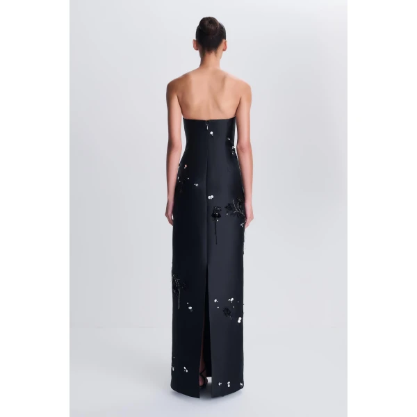 Zirelle Embellished Gown in Black - Image 5