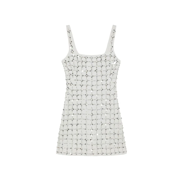 Ziva Dress in White Multi