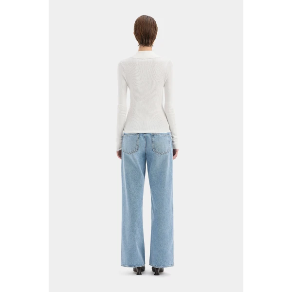SIR the Label Aela Cardigan in Ivory | Cardigan | Coveti