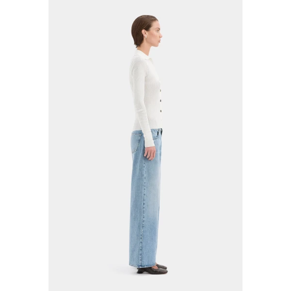 SIR the Label Aela Cardigan in Ivory | Cardigan | Coveti