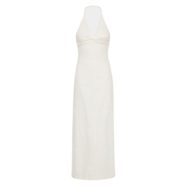 SIR the Label Alessandra Midi Dress in Ivory | Midi Dresses | Coveti