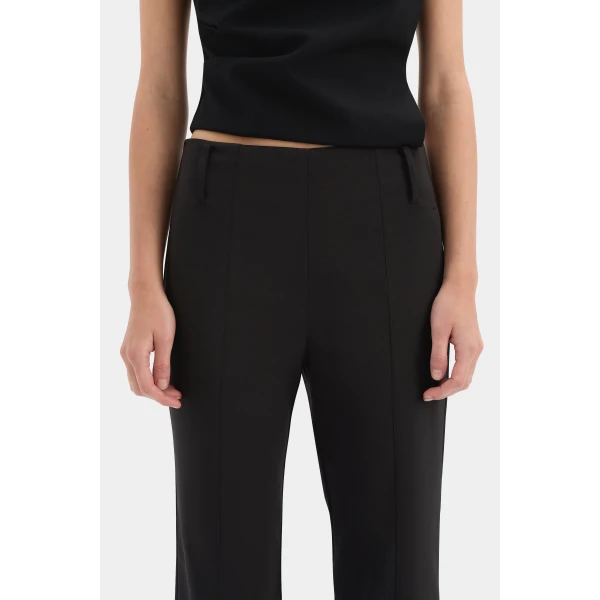SIR the Label Alizee Slim Trouser in Black | Tailored pants | Coveti