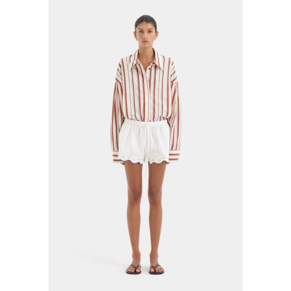 SIR the Label Alva Long Sleeve Shirt in Laila Stripe | Shirts | Coveti