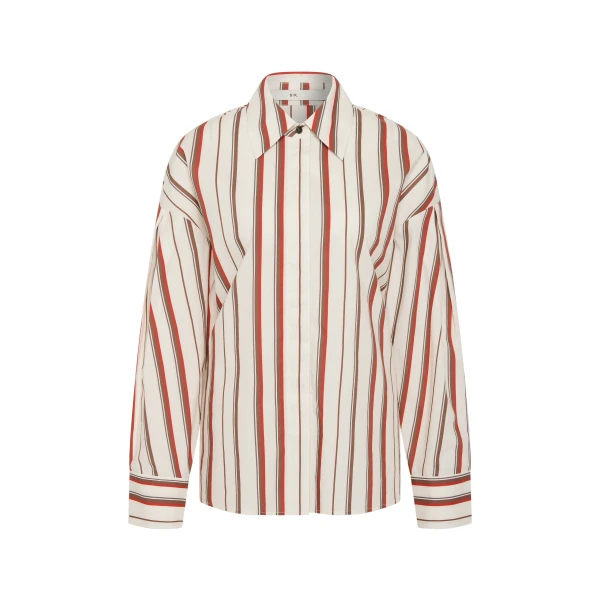 Alva Long Sleeve Shirt in Laila Stripe