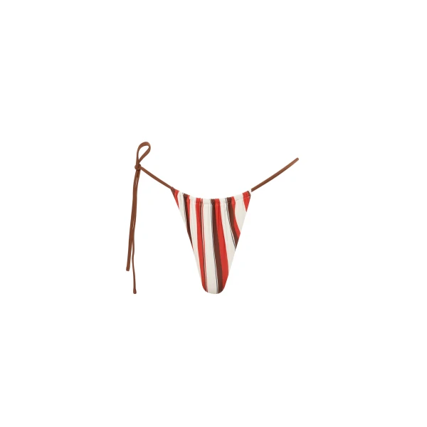 SIR the Label Alva String Brief in Laila Stripe | Bikini | Coveti