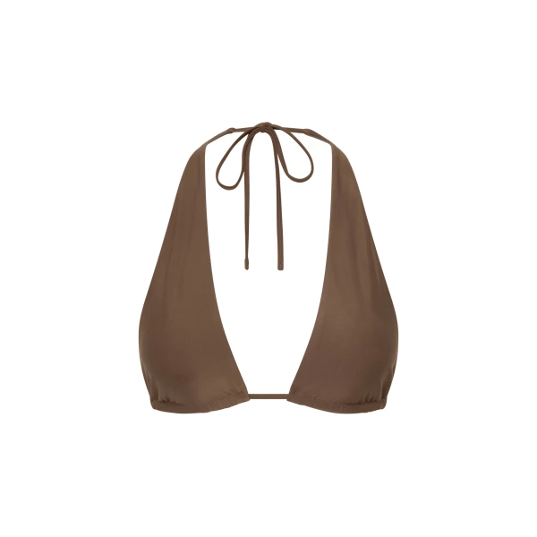 Amado Halter Triangle Top in Mocha