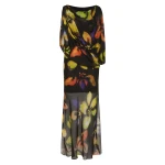 SIR the Label Arisa Maxi Dress in Blur Poppy | Maxi Dresses | Coveti