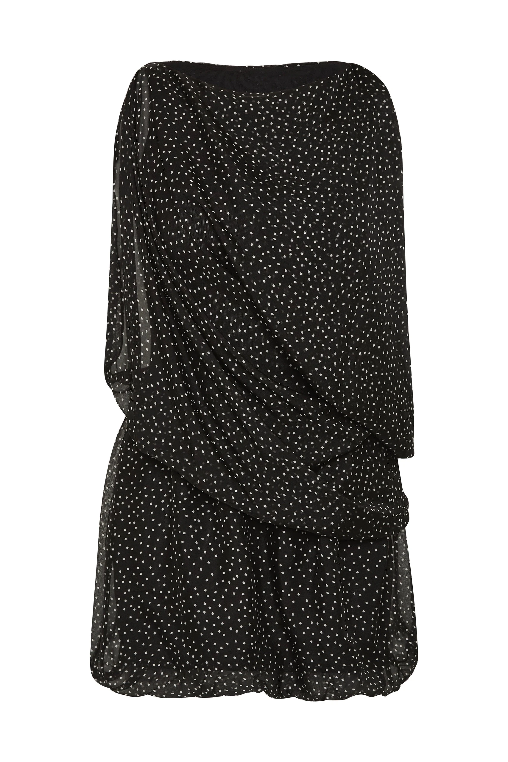 SIR the Label Arisa Mini Dress in Polka Dot Nero SIR the Label Arisa Mini Dress in Polka Dot Nero | Mini Dresses | Coveti