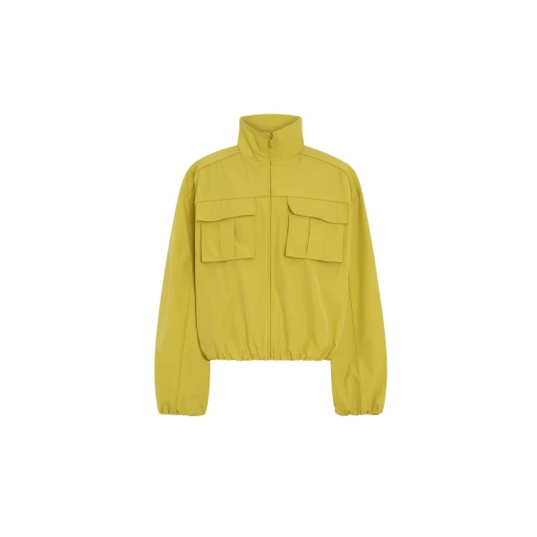 SIR the Label Arla Bomber Jacket in Chartreuse | Jackets | Coveti