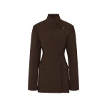 SIR the Label Astrine Tailored Mini Dress in Coffee | Mini Dresses | Coveti