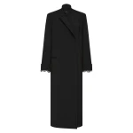 SIR the Label Axel Coat in Black | Wool Coat | Coveti
