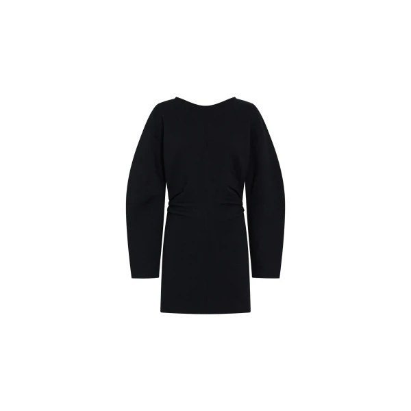 SIR the Label Ayana Knit Mini Dress in Black | Mini Dresses | Coveti
