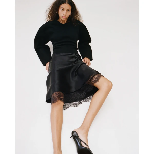 SIR the Label Ayana Sweater in Black | Sweaters | Coveti