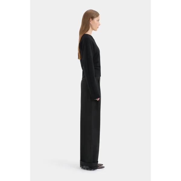 SIR the Label Ayana Sweater in Black | Sweaters | Coveti