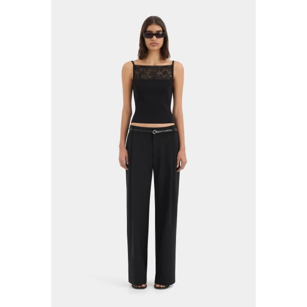 SIR the Label Aylu Cami in Black | Camisoles | Coveti