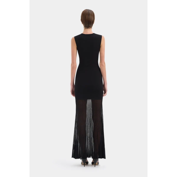 SIR the Label Aylu Maxi Dress in Black | Maxi Dresses | Coveti