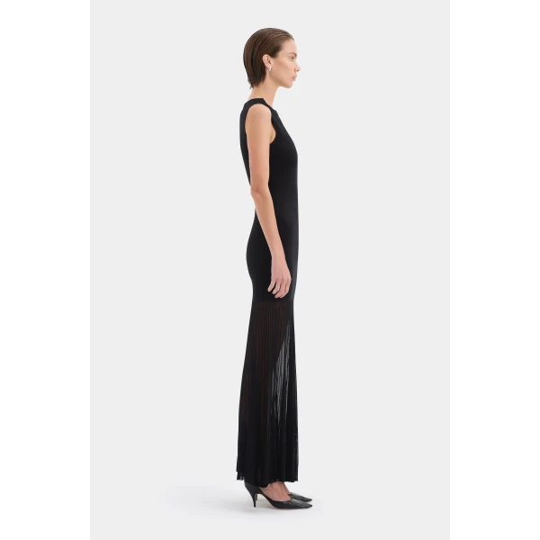 SIR the Label Aylu Maxi Dress in Black | Maxi Dresses | Coveti