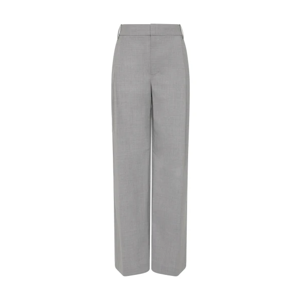 Belle Tailored Trouser in Grey Marle