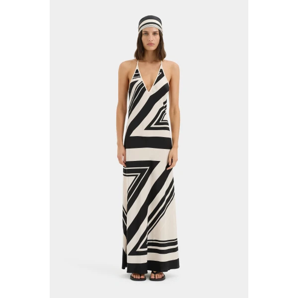 SIR the Label Classico Head Scarf in Ivory | Scarves | Coveti