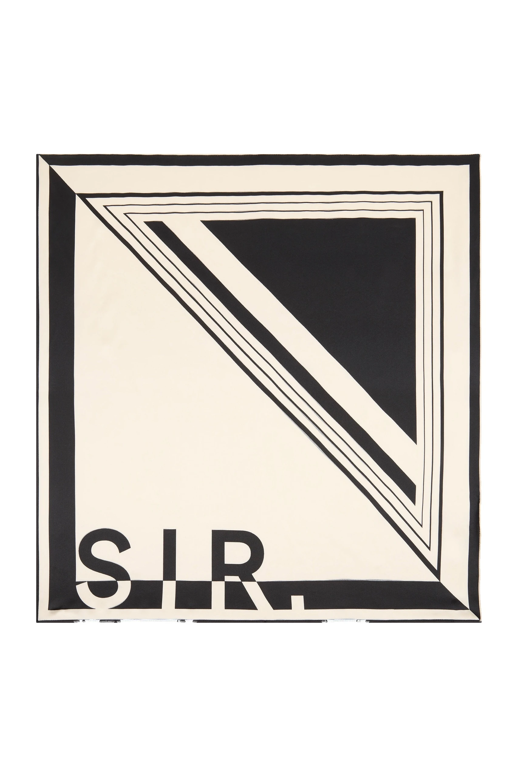 SIR the Label Classico Head Scarf in Ivory SIR the Label Classico Head Scarf in Ivory | Scarves | Coveti