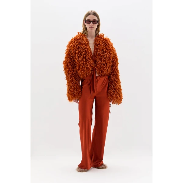 SIR the Label Daisy Jacket in Burnt Orange | Jackets | Coveti
