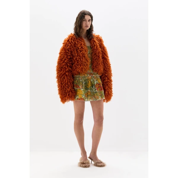 SIR the Label Daisy Jacket in Burnt Orange | Jackets | Coveti