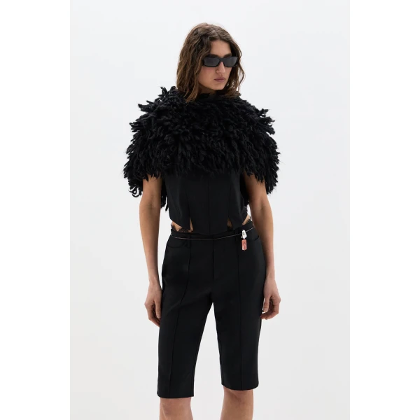 SIR the Label Daisy Snood in Black | Hats | Coveti