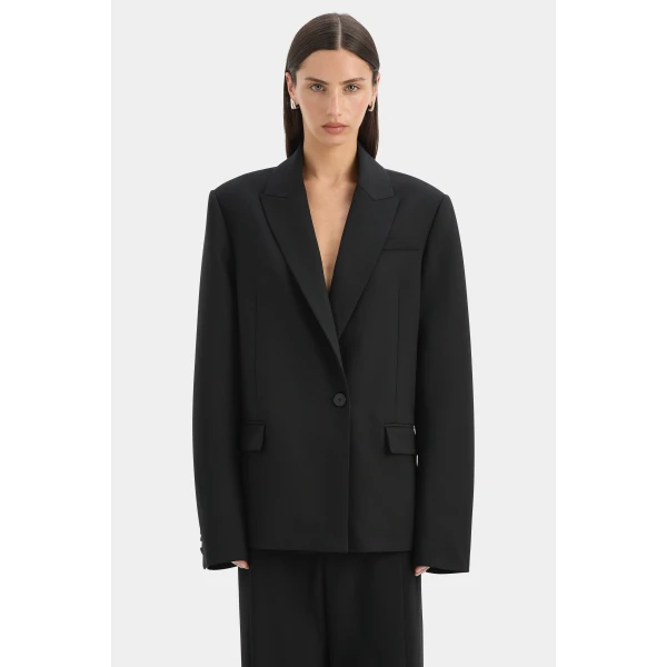 SIR the Label Dylan Blazer in Black | Blazers | Coveti