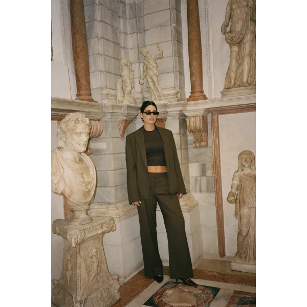 SIR the Label Dylan Blazer in Chocolate | Blazers | Coveti