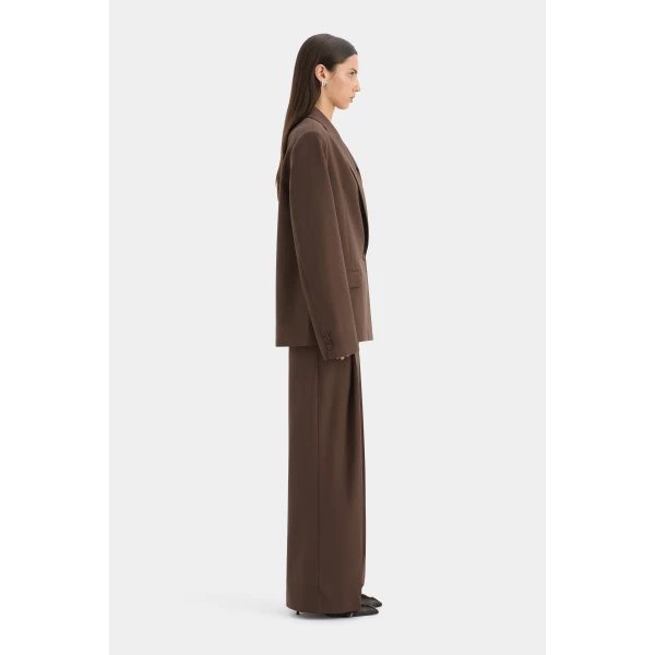 SIR the Label Dylan Blazer in Chocolate | Blazers | Coveti