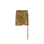SIR the Label Eliana Mini Sarong in Aliera Floral Mint | Beachwear | Coveti