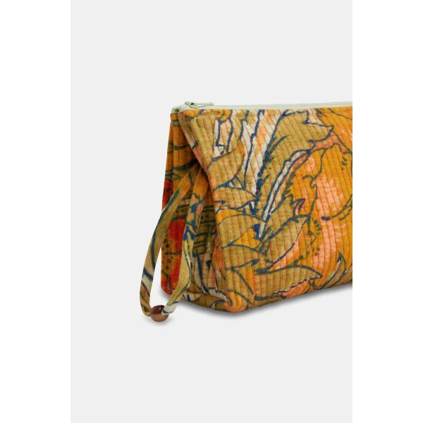 SIR the Label Eliana Pouch in Aliera Floral Mint | Clutch Bags | Coveti