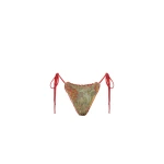SIR the Label Eliana Ruffled String Brief in Aliera Floral Mint | Bikini | Coveti