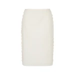 SIR the Label Elysee Midi Skirt in Natural | Midi Skirts | Coveti