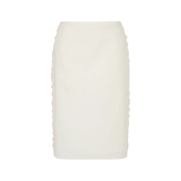 Elysee Midi Skirt in Natural