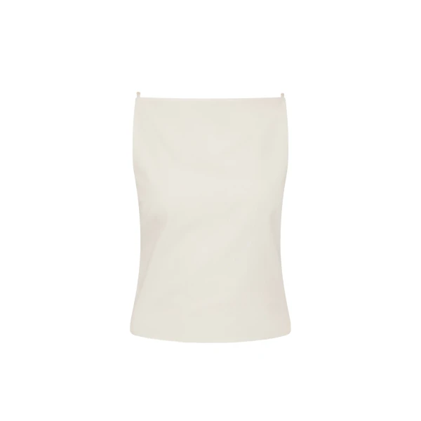 SIR the Label Elysee Open Back Top in Natural | Tops | Coveti