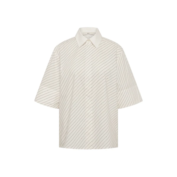 Emile Short Sleeve Shirt in SIR Stripe