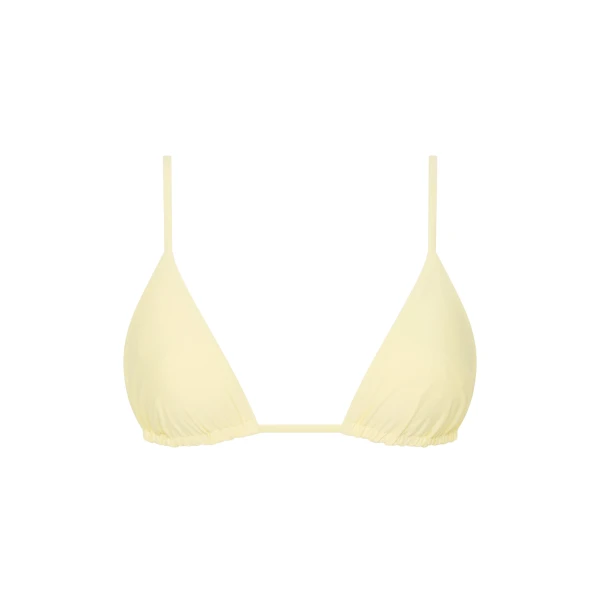 SIR the Label Emiliano String Triangle Top in Limone | Bikini | Coveti