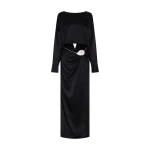 SIR the Label Flure Gown in Black | Evening Gowns | Coveti