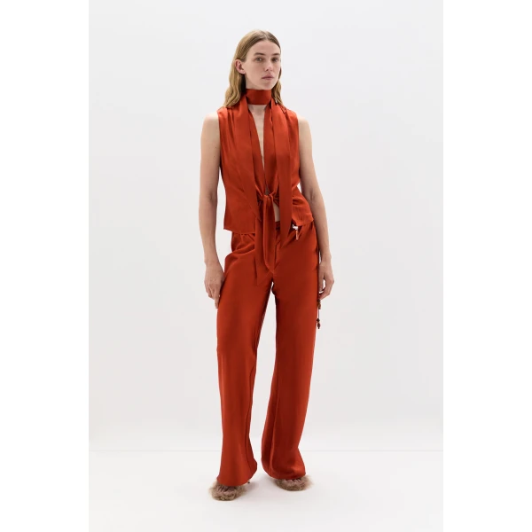 SIR the Label Gabriete Pant in Burnt Orange | Pants | Coveti