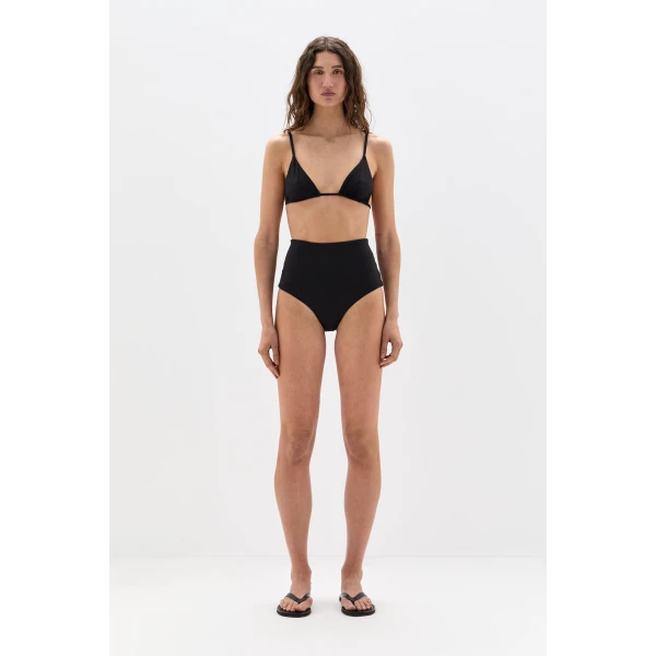 SIR the Label Hendry Classic High Brief in Black | Bikini | Coveti