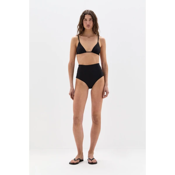 SIR the Label Hendry Classic High Brief in Black | Bikini | Coveti