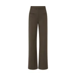 SIR the Label Henrik Straight Leg Trouser in Chocolate Marle | Tailored pants | Coveti