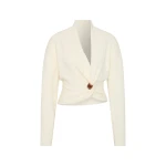 SIR the Label Ida Twist Sweater in Ivory | Sweaters | Coveti