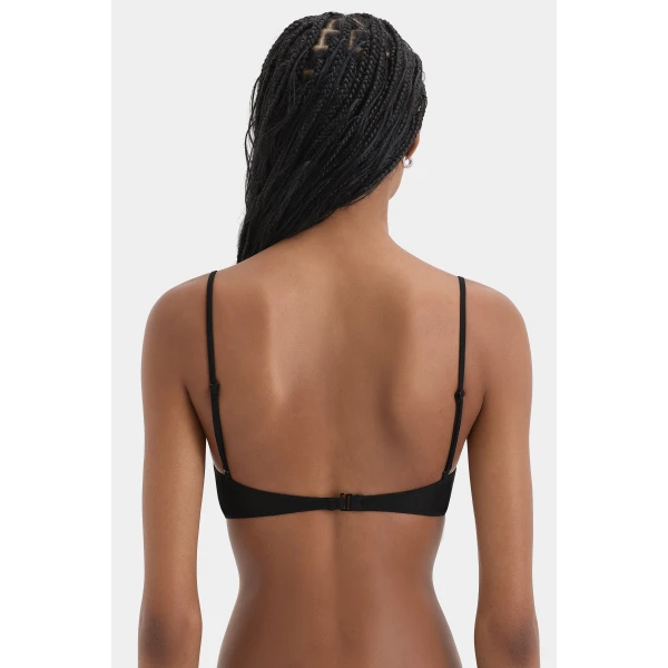 SIR the Label Jacques Mesh Bandeau in Black | Cropped Top | Coveti